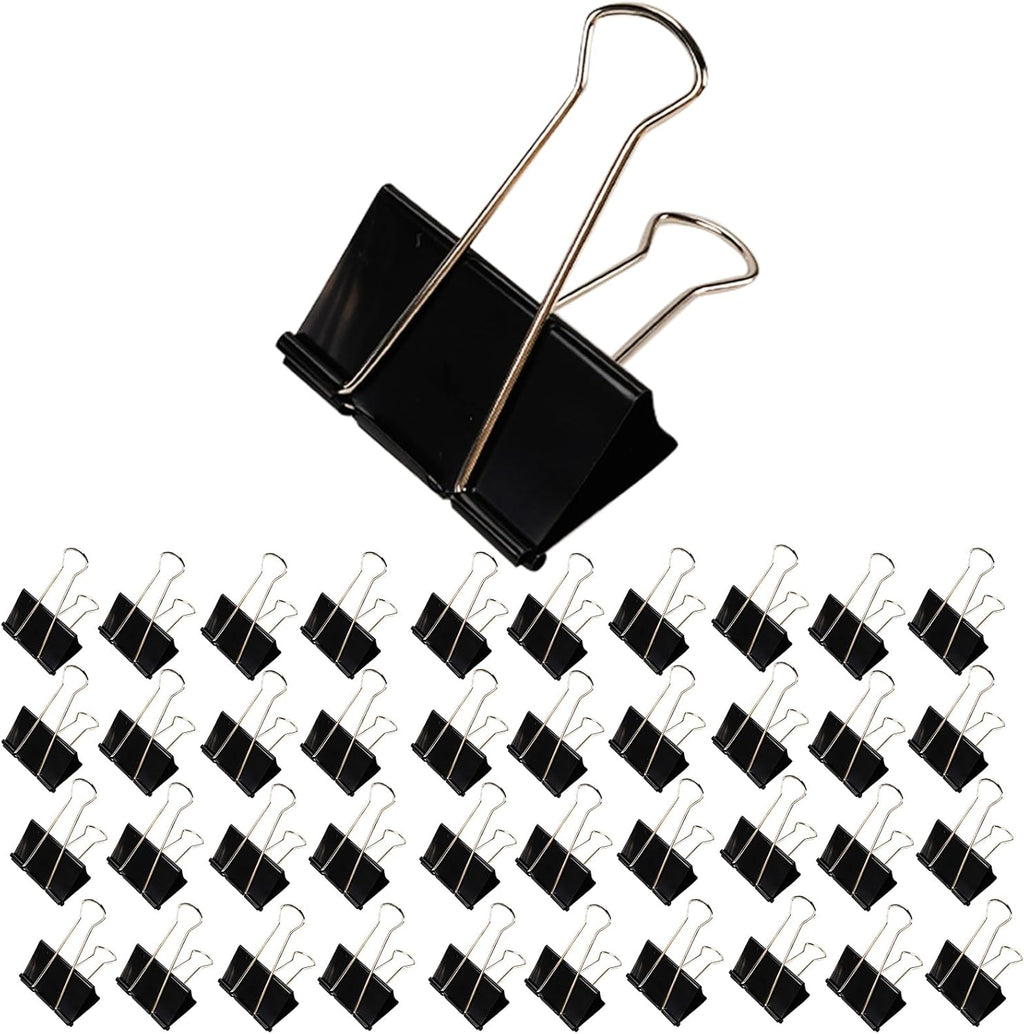 Jumbo Binder Clips 2.4 Inch, Extra Large Binder Clips 42 Pack, Heavy Duty Office Paper Clamps for Paper, Documents, School & Office Supplies