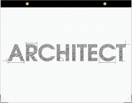(2 Pack) Large Engineering Graph Paper Pad, 100 Sheets/200 Pages, 22" x 17" Quadrille Grid Paper for Drafting, Engineering, Blueprint Drawing, Architect Designer, 4"x4" Blue Grid, Giant Drafting Pad