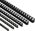 Yunsailing 150 Pack Plastic Binding Combs Plastic Binder Comb Ring 19 Ring Binding Spines Letter Size Spiral coils for Notebook Calendar(1/4 5/16 3/8 1/2 5/8 3/4 in,Black)
