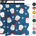 Christmas Poly Mailer - 12x15.5 Inch, 50 Pcs Waterproof Shipping Bags for Clothing, Tear-Resistant, Strong Mailing Bags with Self-Seal - Santa Claus and Snowflakes Printed