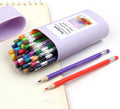 Colored Mechanical Pencil 2.6mm for Coloring and Drawing, Mechanical Colored Pencils, Mechanical Pencils with Sharpener and Case,36pcs