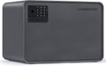 Biometric Safe for Home, 0.6 Cube Feet Auto-Open Fingerprint Safe with Touch Screen, Alarm System & Removable Shelf, Small Money Box for Cash, Jewelry, Documents, Home Office Use, Black