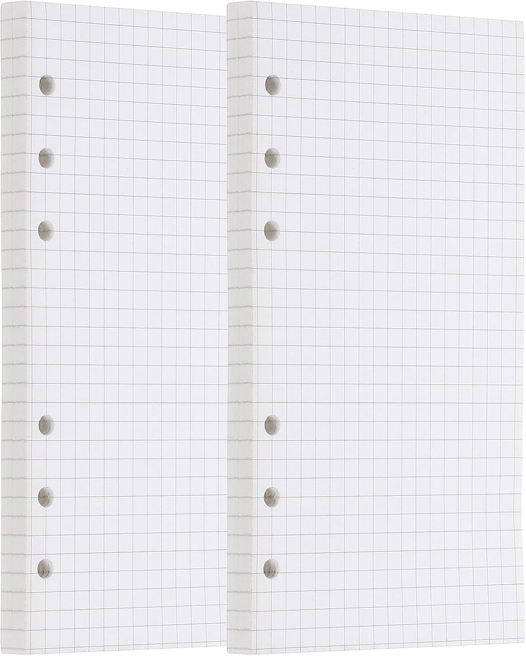 PATIKIL Grid Refill Paper 6-Ring Binder Loose Leaf Planner Filler Paper Planner Inserts, 160 Sheets/320 Pages, Lined