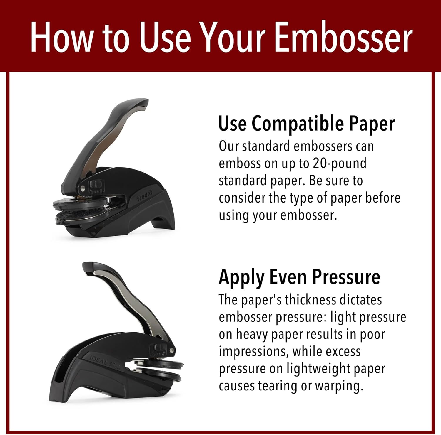 from The Library of Embossers & Stamps for Fantasy Book Readers | Custom Embosser | Custom Stamp | Ex Libris | Elevate Your Fantasy Collection of Stories and Novels (Design 2, Embosser)