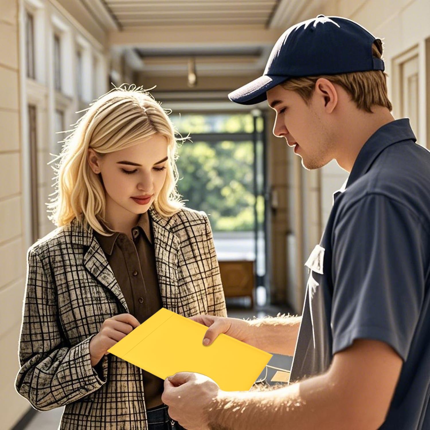 10.5’’ x 15’’ Yellow Kraft Bubble Mailers, Lightweight Padded Mailing Envelopes, Self Seal Kraft Envelopes Large Shipping Bags 25 pack