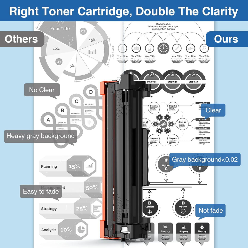 TOKYOINK TN760 Compatible Toner Cartridge Replacement for Brother TN760 TN-760 TN730 TN-730 for MFC-L2710DW MFC-L2750DW HL-L2370DW HL-L2395DW DCP-L2550DW HL-L2350DW Printer Toner Cartridges(2 Pack)