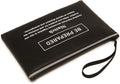 Fireproof Money Bag,small fire safe Fireproof and Waterproof Cash Bag with Zipper Closure, Fireproof Safe Storage Bag Envelope, Suitable for documents, Bank Inventory, Passport (Black, M)