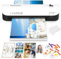 Thermal Laminator, 8.5x11 Laminator, 9 Inch Laminater Machine with 12 Laminating Sheets, A4/A5/A6 Personal Hot Cold Laminating Machine for Home School Teachers Office, Anti-Jam