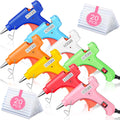Zhengmy 8 Pcs Mini Hot Glue Gun with 40 Sticks Crafts Hot Glue Guns High Temp Repairs Kit for School DIY Arts Class Projects Office Home Quick Repairs