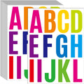 24 Sheets 2 Inch Self Adhesive Letters Stick on Vinyl Letters Capital Letter Stickers Alphabet Sticker Letter Number for Outdoor Poster Mailboxes Crafts