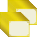 200 Sheet Gold Foil Award Certificate Paper Bulk 8.5 x 11 in for Printing Customizable Blank Cardstock Gold Border Certificate Laser and Inkjet Printer Friendly for Graduation Diploma Achievement