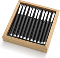 MiSiBao 0.7mm Black Ink Gel Ink Rollerball Pens 2 in 1 Medium Point Pens with Stylus Work Pen Smooth Writing for Office Black gel pen (Black-18pack)