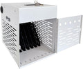 8-Device Tablet Charging Station, Lockable Steel Case Fits 14" Chromebooks, iPads, Laptops & Tablets, Secure Storage with 2 Keys, Ideal for Classrooms, Offices & Hospitals, White