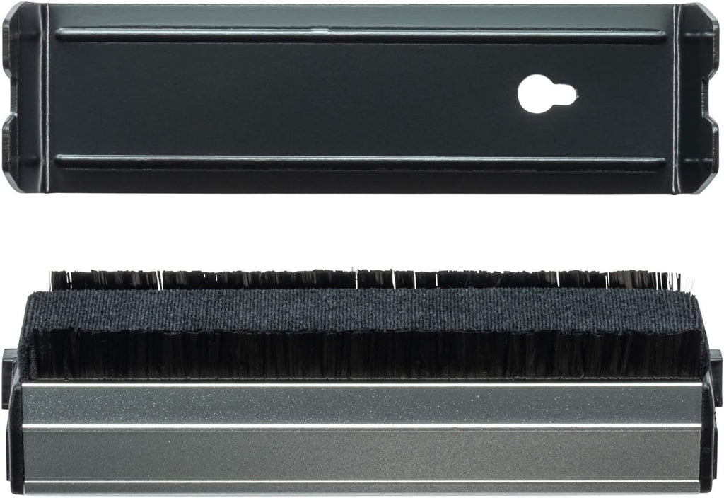 Music Hall H1 Carbon Fiber Vinyl Record Cleaning Brush with Anti-Static Fibers and Support Stand