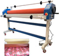 TECHTONGDA 51in Stand Wide Format Cold Laminator, Electric and Manual Cold Laminating and Mounting Machine, Vinyl Photo Film Cold Laminator with Foot Switch