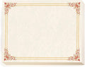 PaperDirect Red and Gold Foil Accents on Renaissance Standard Certificates, 8½ x 11, 100 Count, Certificates and Awards Paper, for School, Work, Diplomas & Award Certificates