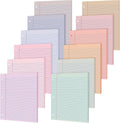 PerKoop 600 Sheets Colored Loose Leaf Paper 8.5" x 11" college ruled Lined 3 Hole Punched notebook Filler Paper for 3 Ring Binders Office School Supplies (Fantasy Color)