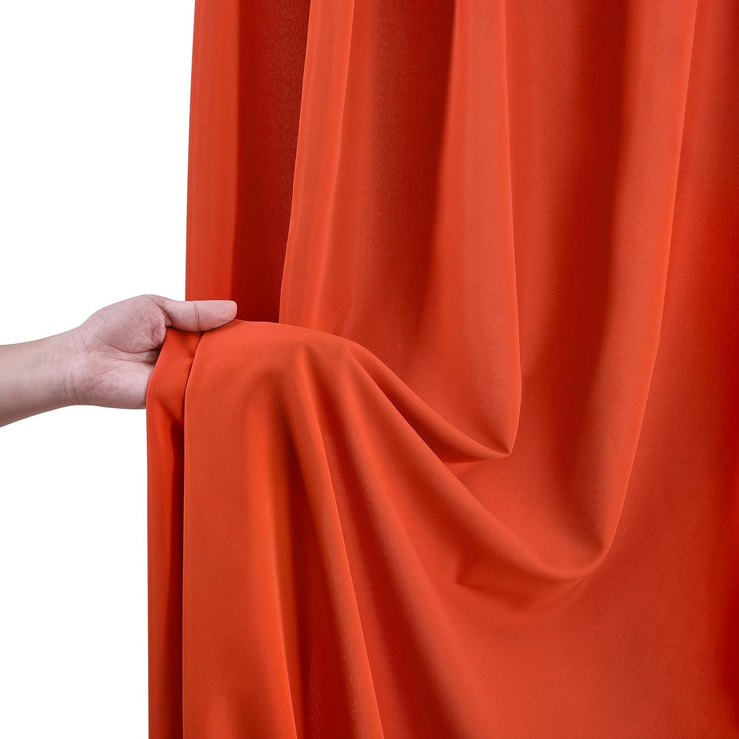 Rust Backdrop Curtains 30ft x 10ft Polyester Photo Backdrop Drapes for Birthday Party Stage Window Supplies Decorations