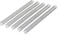 RAYSON 19mm Wire Spiral Coil Binding, 3:1 Pitch, 3/4" Metal Spiral Binding Coil 160 Sheets Capacity, Black Color & Pack of 50