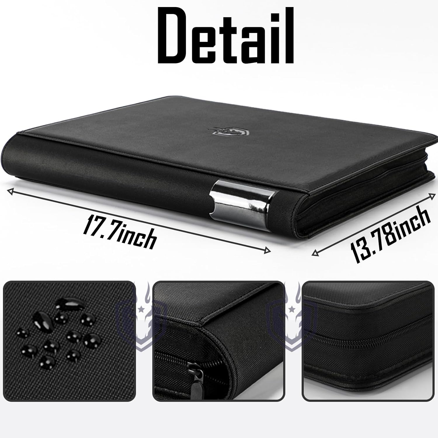 Premium 1024 Pockets Card Binder,Label Design,16 Pockets Trading Card Binder Ringless Side Loading Trading Card Album Folder for TCG -Black