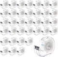 36 Pcs Transparent Tape with Dispenser, 0.7 in x 1000 in Clear Tapes and Refillable Dispensers, Office Tape Rolls with Dispenser Bulk for Craft Jobs, Gift Wrapping, Repairing, Home and School