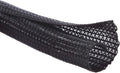 Alex Tech 6.6ft - 1.5 inch Cord Protector Wire Loom Tubing Cable Sleeve Split Sleeving for USB Cable Power Cord Audio Video Cable - Protect Cat from Chewing Cords - Black