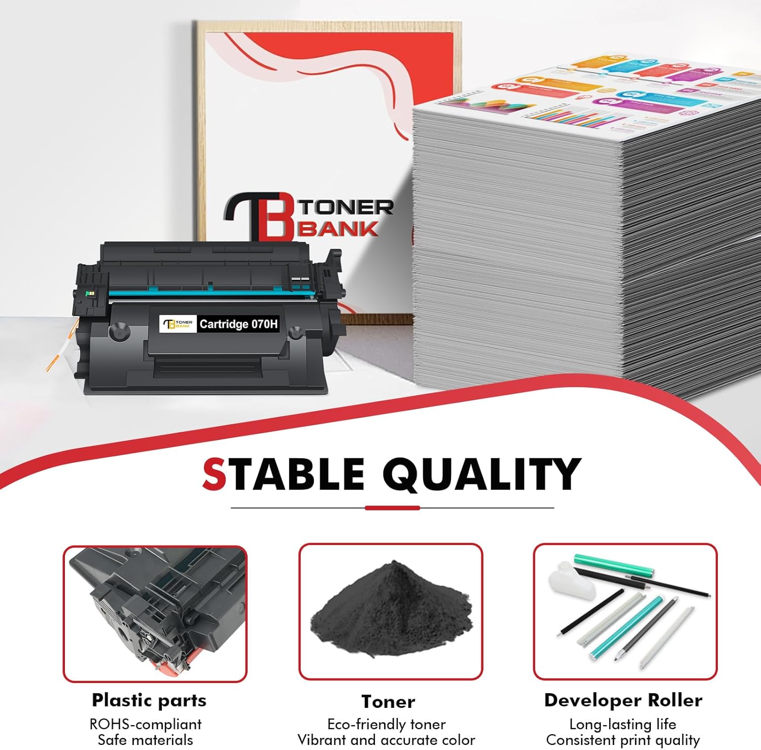 070H 070 Black Toner Cartridge 2-Pack 070H 070 Toner Compatible for Canon 070 070H CRG070 CRG-070 CRG070H CRG-070H Toner Cartridge for Canon imageCLASS MF465 MF462 LBP247 LBP246 Printer Ink