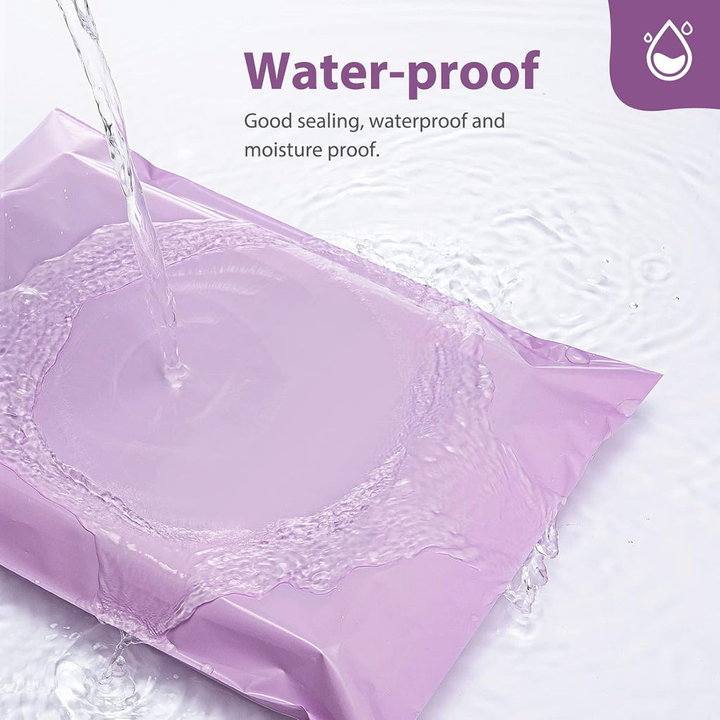 Fuxury Large Poly Mailers 19x24 Inch 50 Pcs, Waterproof Shipping Bags for Clothing, Strong Adhesive Shipping Envelopes for Small Business Suppliers, Self Seal Mailers Poly Bags Mailing Bags Purple