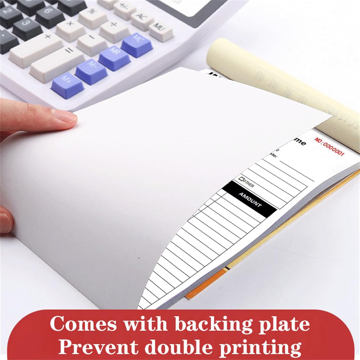 Custom Invoice Book in 3-Part /2-Part Receipt Book with Carbon Copies Personalized Carbonless Service Invoice Form Books Sales Order Book with Company Name Logo Address,E-Invoice Book