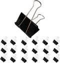 Jumbo Binder Clips 3 Inch - Extra Large Binder Clips 18 Pack, Heavy Duty Office Binder Clips for Paper, Documents, School & Office Supplies (18, 3 inch)