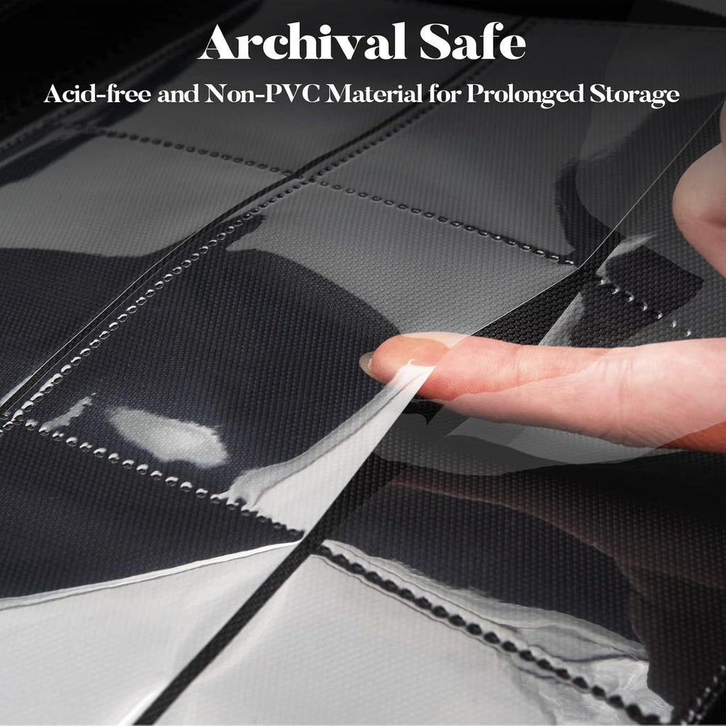 Premium Card Binder, 9 Pocket - Sturdy Card Holder for 360 Cards, Cover & Album for YuGiOh, MTG, TCG & Sports Cards - Purple