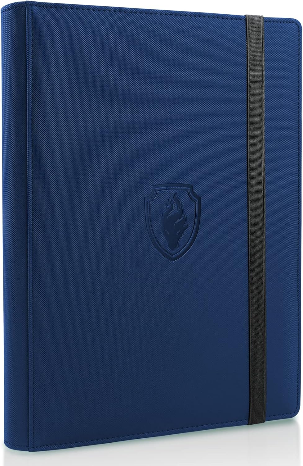 Trading Card Binder 9 Pocket, Fabmaker PU Cover Card Collection Binder for 360 Cards, Premium Card Album, Sturdy Card Holder Folders for YuGiOh, MTG, TCG, Game Cards & Sports Cards, Navy Blue