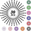 Max 500 Pcs Personalized Pens Bulk, Custom Pens with Free Engraving, Customized Stylus Tip Ballpoint Pen with Your Name Massage Text for School Office Business Graduation Anniversaries-30 Packs