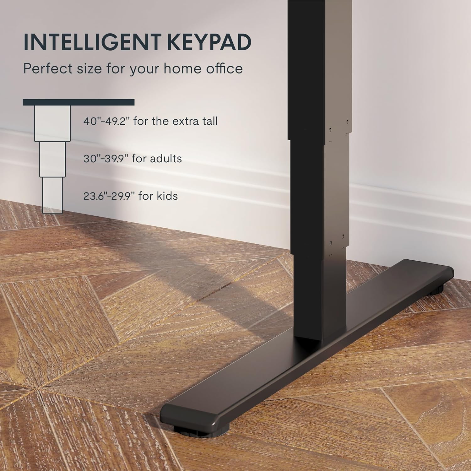 FLEXISPOT E6 Essential 3 Stages Dual Motor Electric Standing Desk 55x28 Inch Whole-Piece Board Height Adjustable Electric Sit Stand Desk(Black Frame + Special Walnut Desktop, 2 Packages)