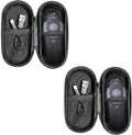 [2 Units] Presentation Clicker with 2 Cases Storage: PowerPoint Wireless Presenter Remote: USB Type C Rechargeable Red Laser Pointer Clickers Computer Project Mac PPT Slideshow Google Slide Advancer