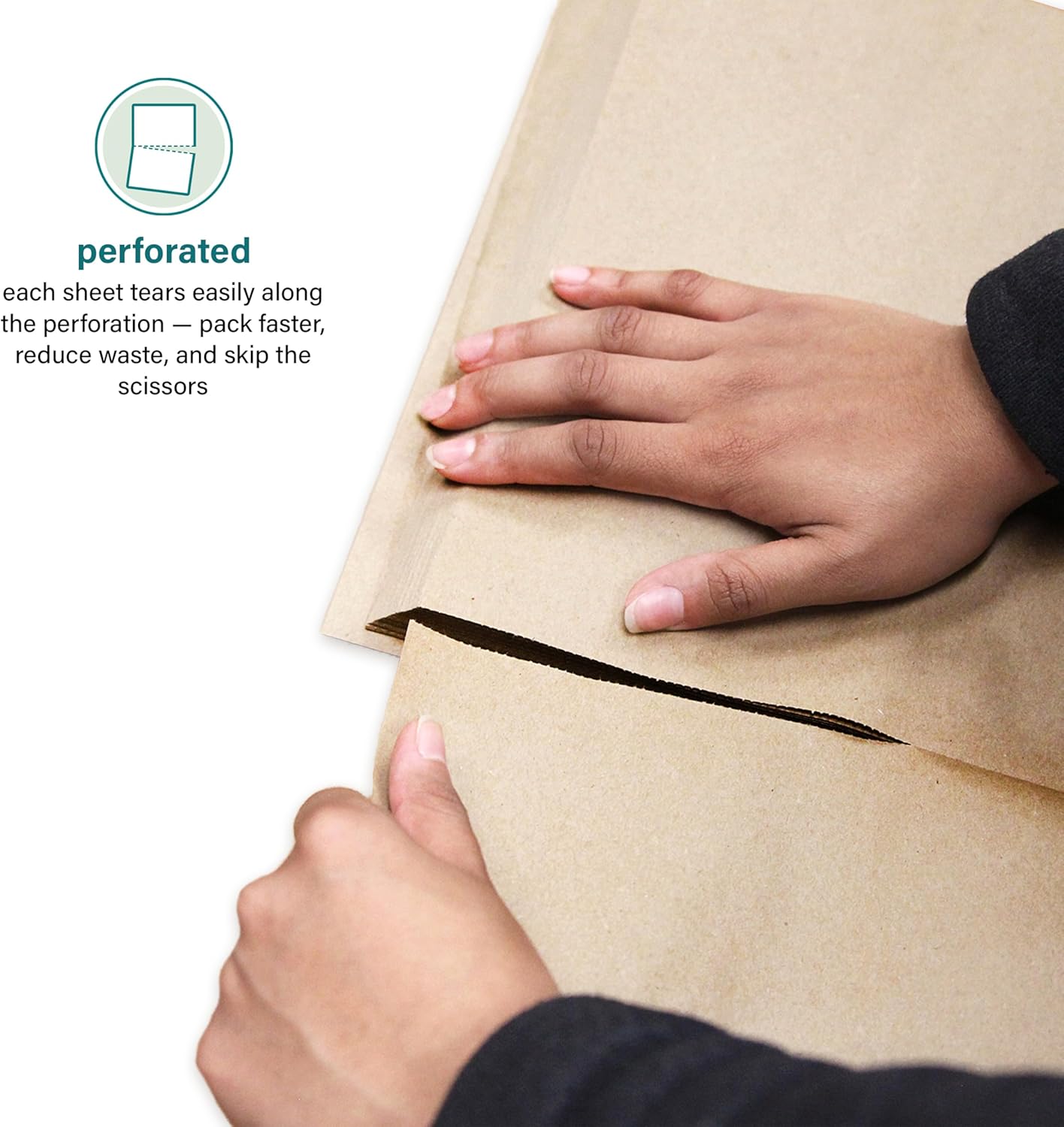Elementree Brown Packing Paper Sheets for Moving & Shipping - 60-Carton Pallet (90,000 Sheets) - 14.25" x 11" - Sustainable Void Fill Packaging Made in the USA - Kraft Paper Thickness (00919PAL)