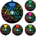 Privacy Door Sign, Do Not Disturb/Come in Welcome/Out of Office/in a Meeting/Back Soon/Working Remotely Sign, That Lets Others Know Whether You're Available Or Not For Office (6inch) -Hello Graffiti