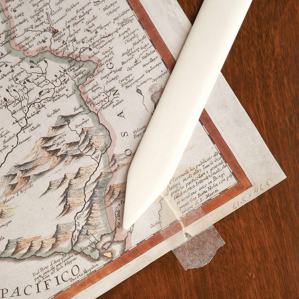 Lineco Genuine Bone Folder Large 8" x 1", Great use for Scoring, Folding and Creasing Paper Projects, Scrapbooking, Bookbinding, Cards, DIY. Ideal for Leather, Handmade Crafts
