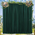 Green Backdrop Curtains 10ft x 10ft: Polyester Photo Backdrop Drapes - Halloween Party Photography Background Decorations