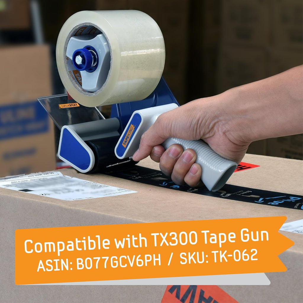 Tape King Clear Packing Tape 3 Inch Wide (24 Rolls) | Heavy Duty Packing Tape 2.7mil Strong Adhesive for Moving Boxes, Shipping Cartons, Office Use, Storage & Wrapping (1440 Yards)