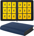 Card Binder 9 Pocket,Trading Card Binder Holds up to 360 Cards with 20 Sleeves,Zipper Card Holder Album Compatible with TCG Card/Game Cards/Sports Card
