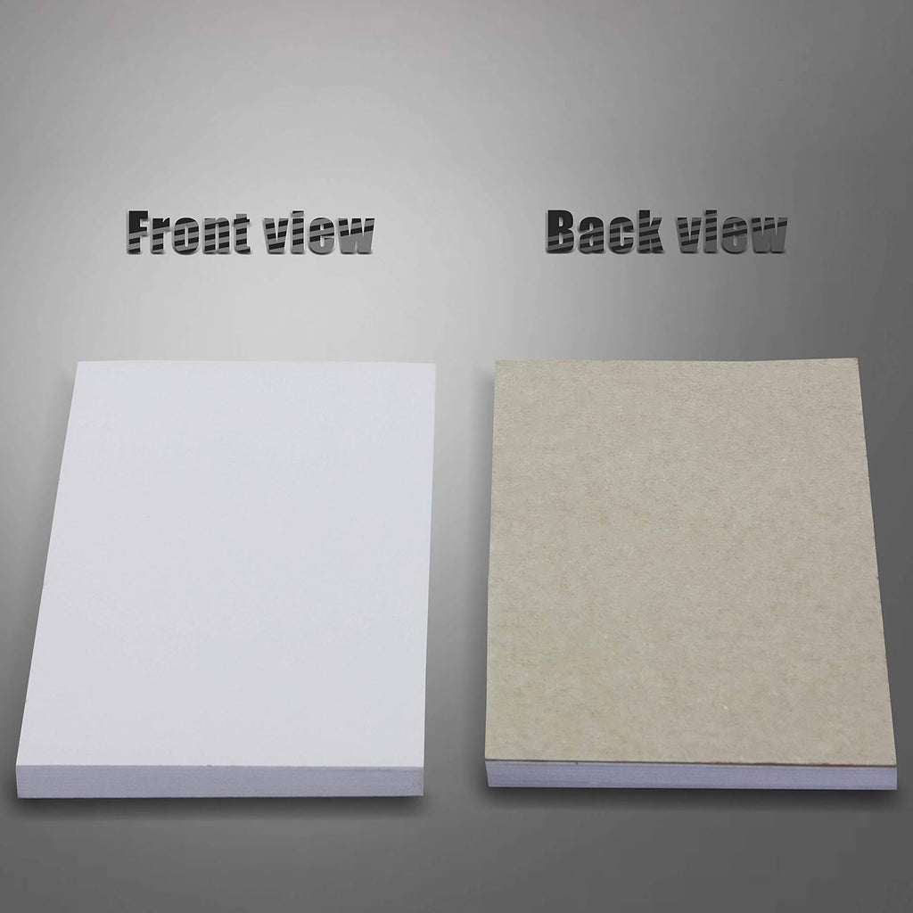 FMP Brands 5 Pack Note Pads 4x6, 100 Sheets Per Memo Pad, Writing Scratch Pad, Blank Notepad, White Waitress Server Note Pads, Paper Pad, To Do Grocery List Small Notepads
