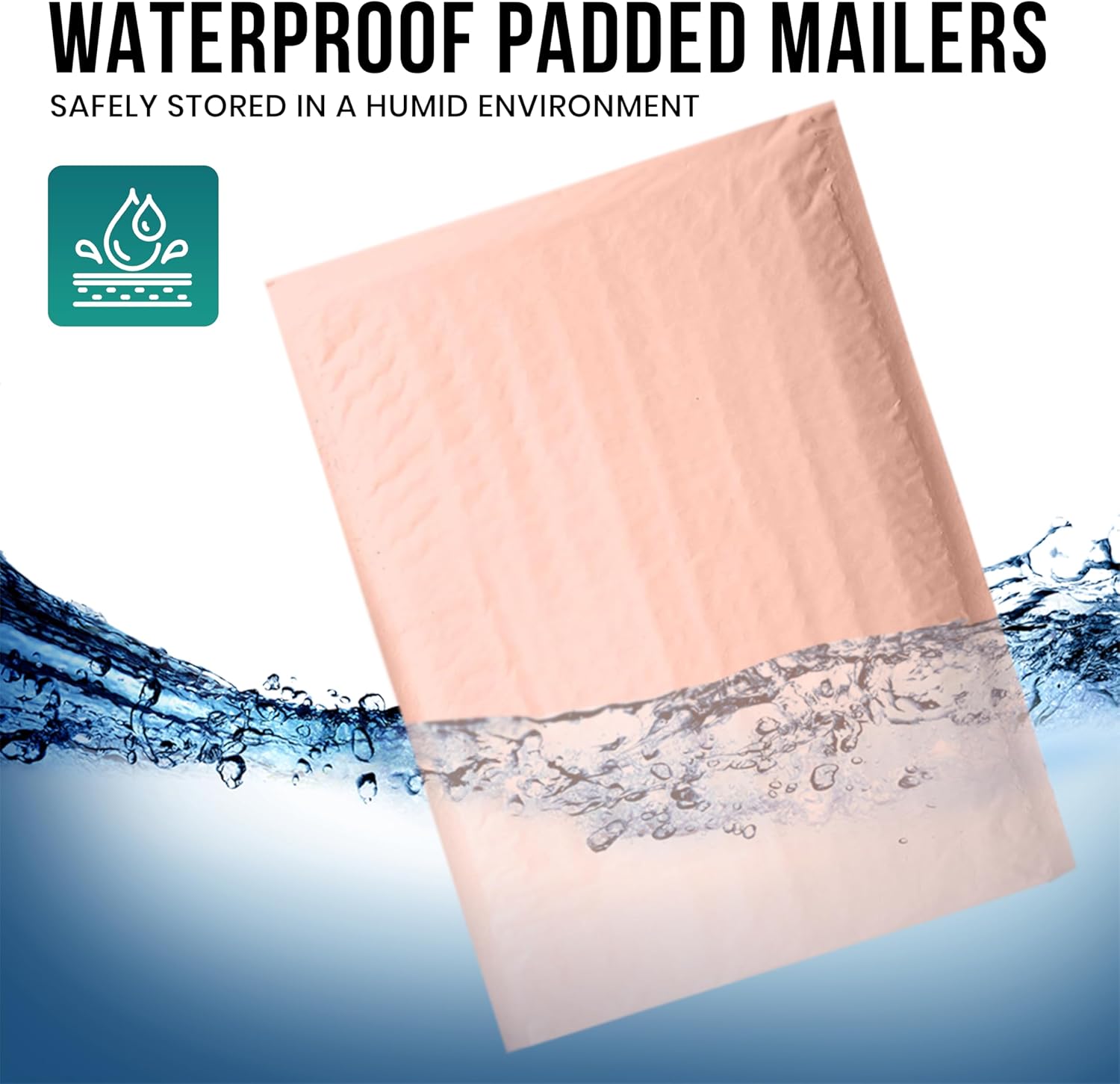 Levex - #000 4" x 8" [5 Pack] Light Pink Poly Bubble Mailers, Padded Envelope Mailers, Packing Envelope & Mailing Bags for Shipping