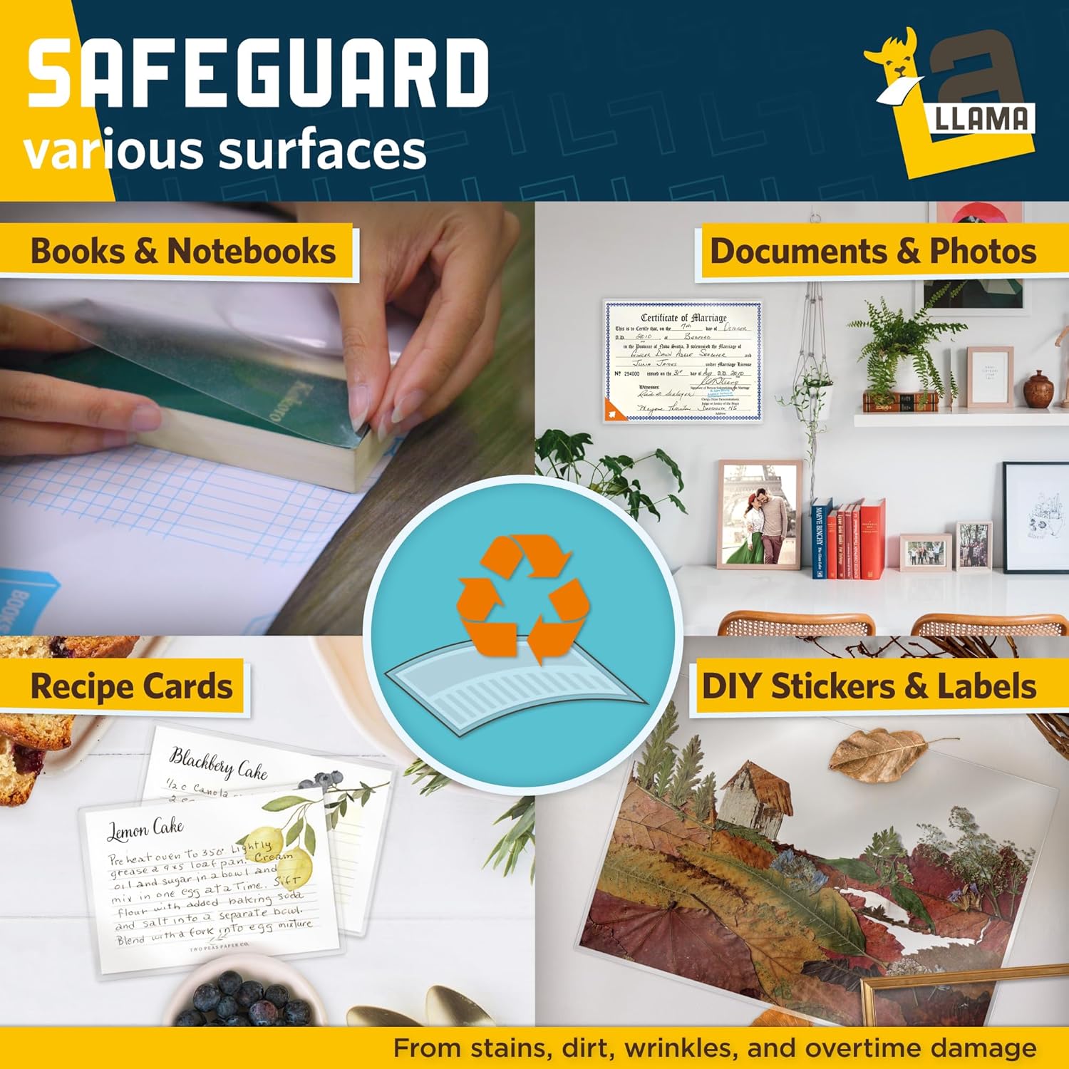 Self Adhesive Laminating Roll 12” x 15ft - 5 MIL Multipurpose Clear Laminate Vinyl Roll for Stickers