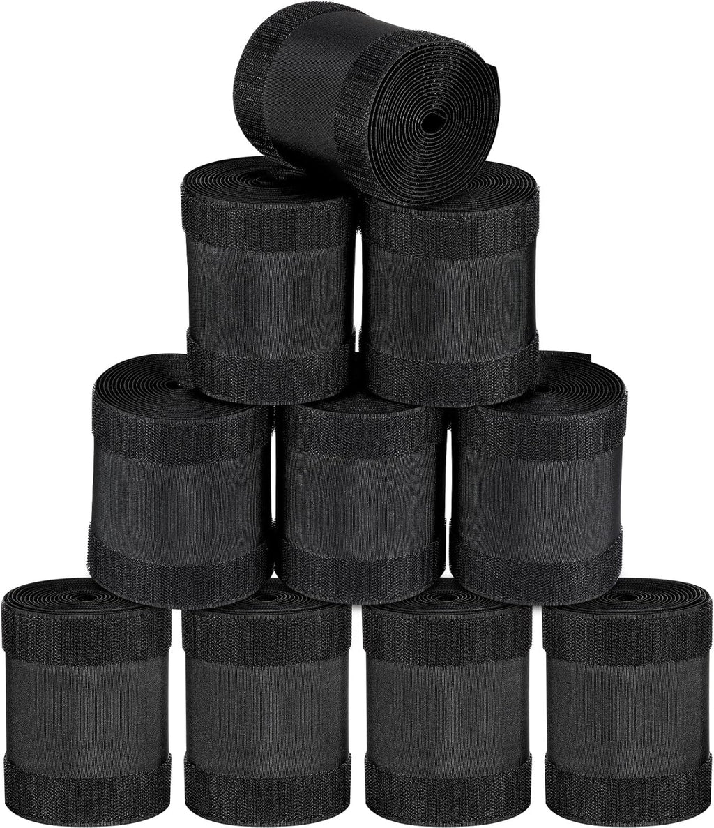 WILLBOND Carpet Cord Cover Cable Grip Floor Cover Cable Protector Management Only for Commercial Office Carpet(Black,98.43 ft)