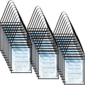 30 Pack Shop Ticket Holders Job Ticket Holders Work Order Holder Pockets, 10 x 14 Dry Erase Pocket Work Order Plastic Sleeves with Hanging Strap, Both Sides Clear