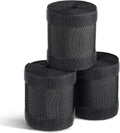 WILLBOND Carpet Cord Cover Cable Grip Floor Cover Cable Protector Management Only for Commercial Office Carpet(Black,29.53 ft)