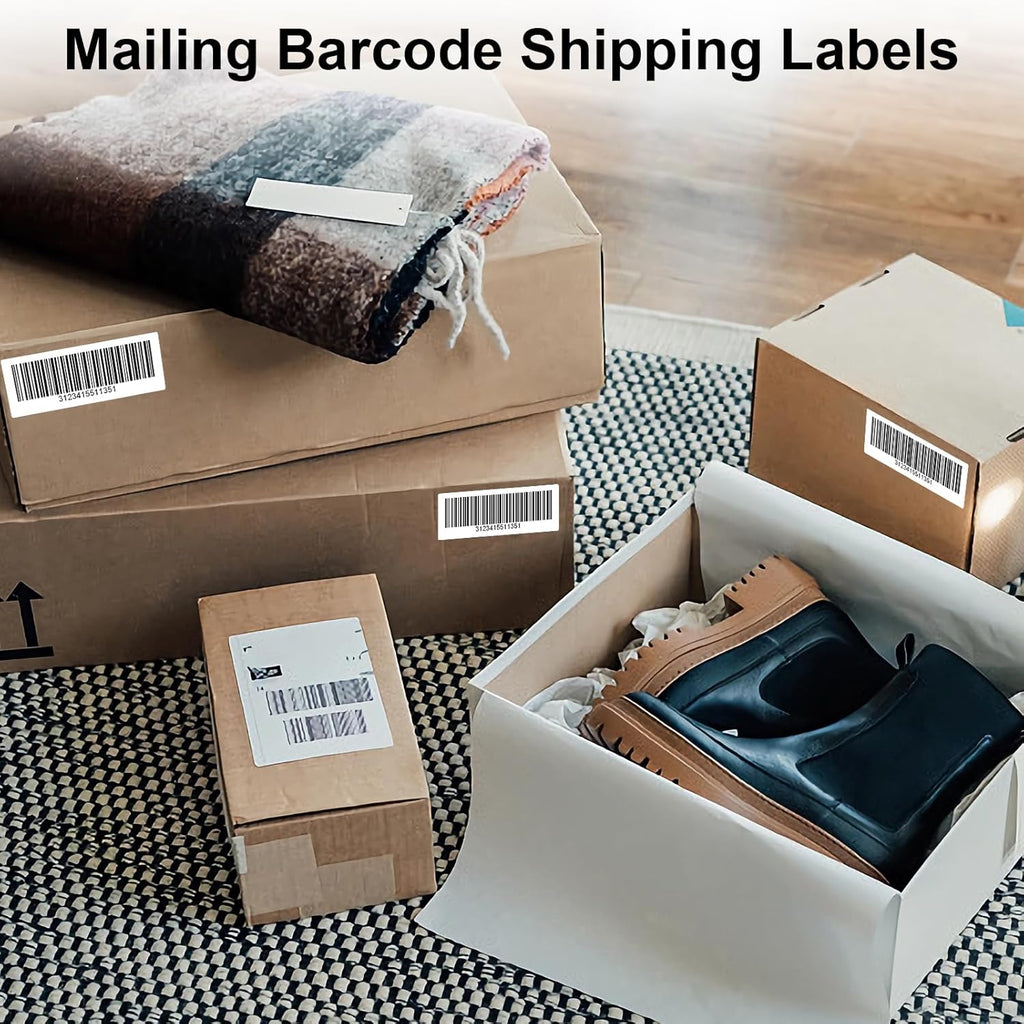 1" X 2-5/8" Address Labels,30 UP Shipping Label for Laser/Inkjet Printers,White Blank Mailing Label,30 Labels per Sheet(2000 Sheets)