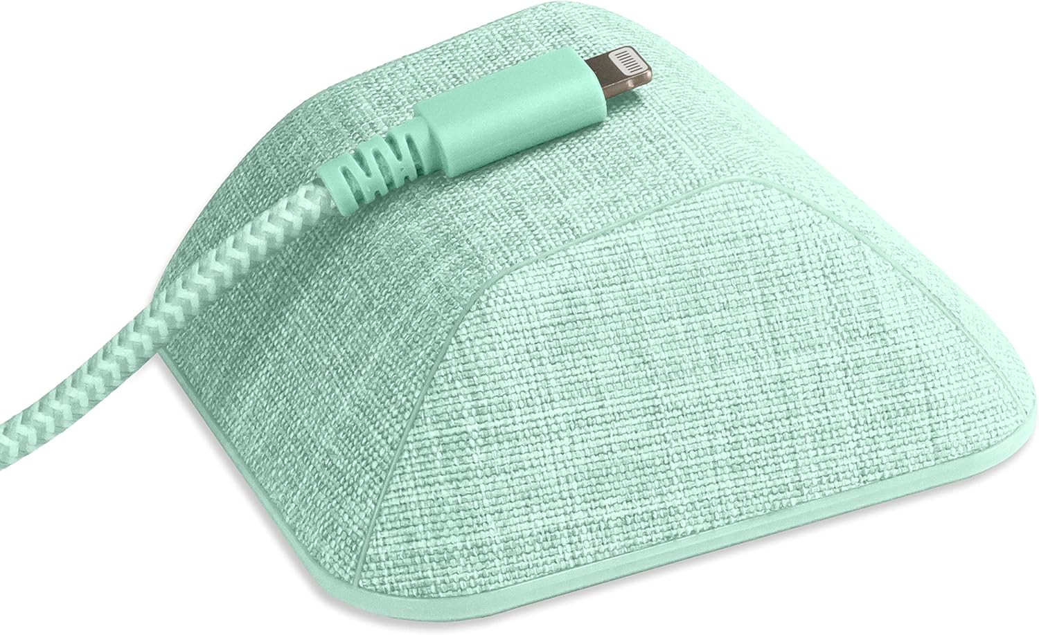 Smartish® Magnetic Cord Holder - Cable Wrangler Organizer with Magnet Clips for Charger Management on Desktop, Nightstand, or Side Table for All Cables, USB-C, Lightning Cables - Teal Me More