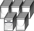 50 Pack Job Ticket Holders, Black 14 x 10 Inch Reusable Dry Erase Pocket with Strap Work Order Plastic Sleeves Shop Ticket Dry Erase Sheet Protectors for Teacher Classroom Office